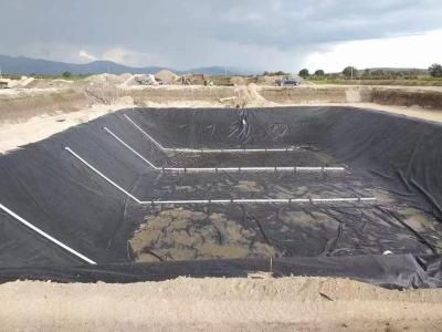 Black Dam Liner HDPE Geomembrane for Shrimp Pond 