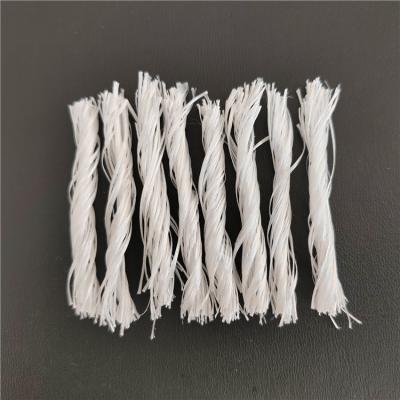 Polypropylene Twist Fiber 54mm Concrete Fiber  