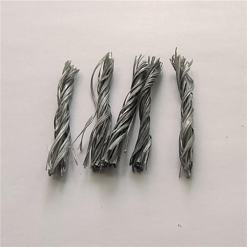 Polypropylene PP Twisted  Fiber Macro Fiber For Concrete